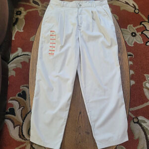 White Stag Light Tan Pleated Front Khaki Pants Size Women's 16 Petite NEW